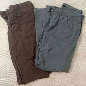 Prana and Patagonia Hiking Pants